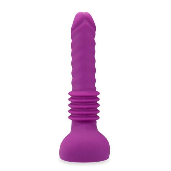 Lila dildo jävla maskin vibrator
