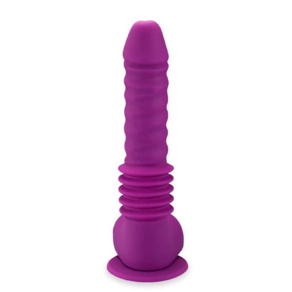 Lila dildo jävla maskin vibrator