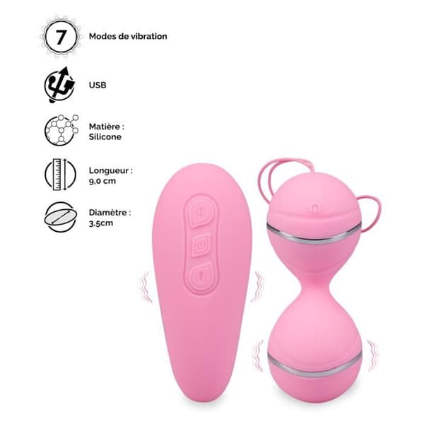 Geisha-bollar och vibratorfjärrkontroll Deity