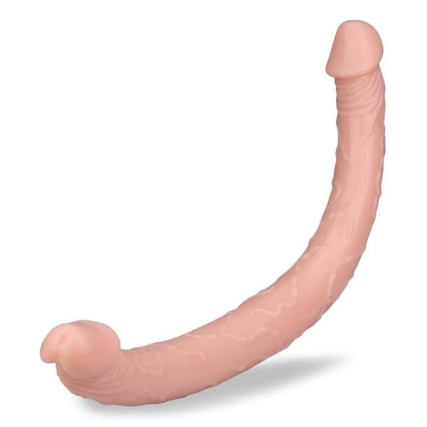 Double Gode - KÄRLEK & VIBRAR - Flexibelt Storlek 47cm - Gummi - XXL - Vuxen