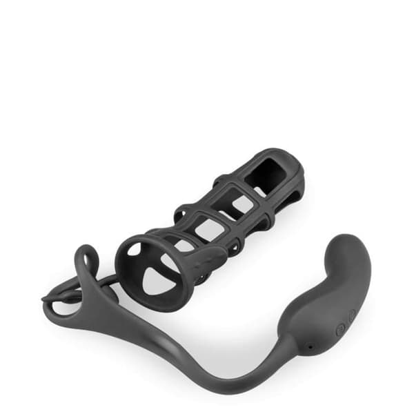 Peniscage cockring prostata stimulerande vibrator