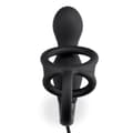 Miniatyrbild 4 av 4: Vibrator för män anal dildo Liten prostatastimulator med dubbel cockring Remember Black