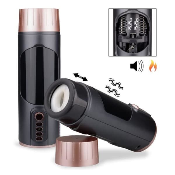 Manlig Masturbator med alla alternativ Galaxy Black