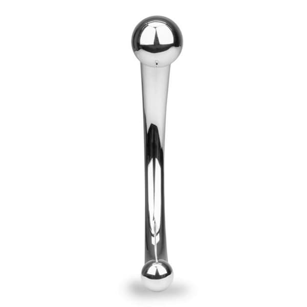 Underbar prostata- och G-punktsstimulator - LOVE AND VIBES Collection Chrome Steel