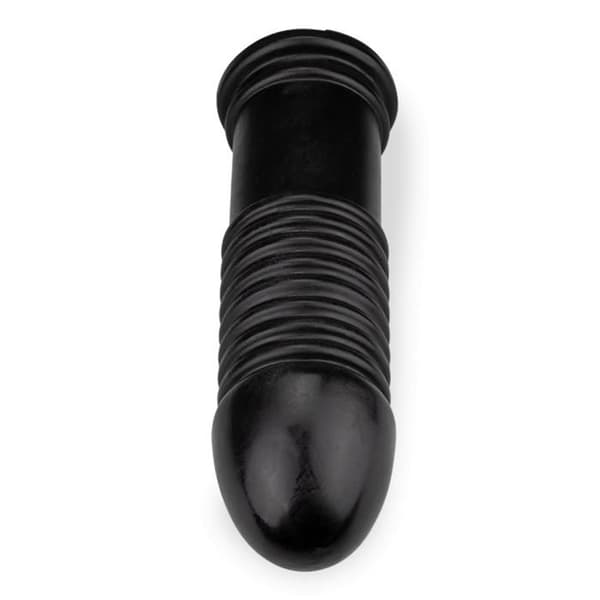 XXL ribbad plugg för extrem anal insättning