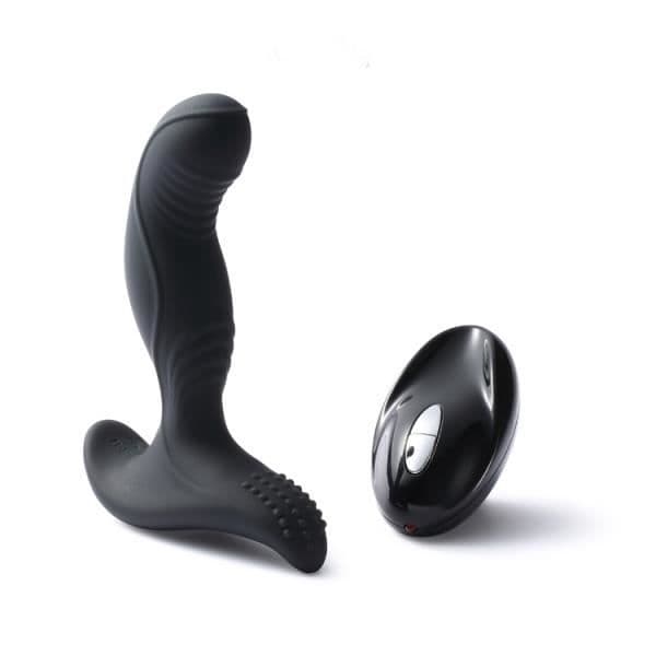 USB Fjärrstyrd P-Spot Massager Prostata Stimulator No Black