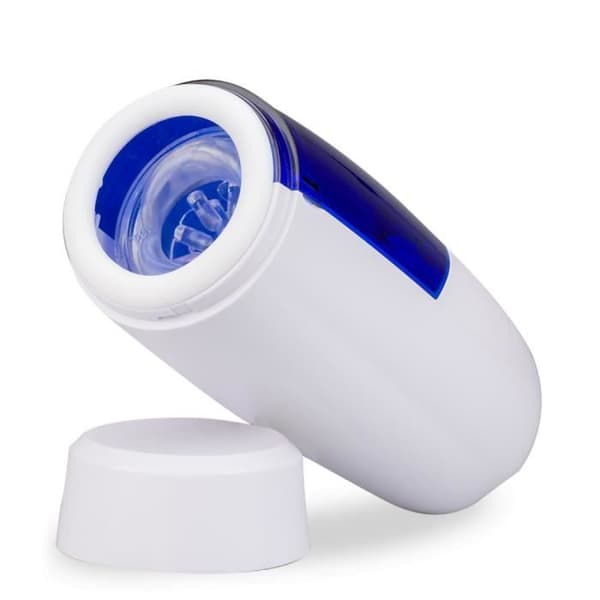 Manlig onanator automatisk fram och tillbaka och rotationer 10 lägen Cumix White