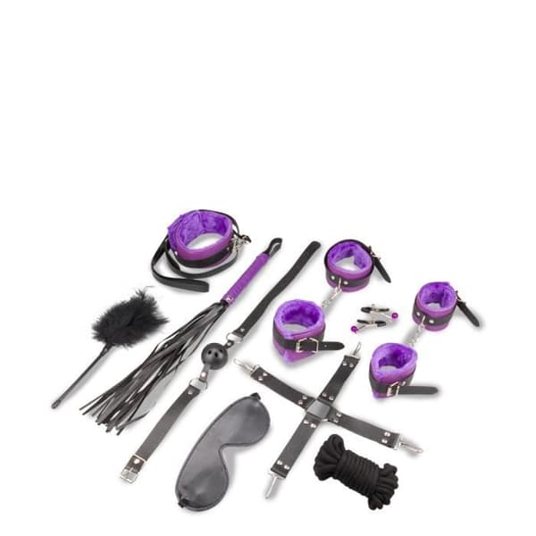 BDSM leksaker och tillbehör kit 11 stycken Lila