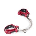 Miniatyrbild 2 av 4: BDSM bondage kit 8 delar veganskt läder Röd