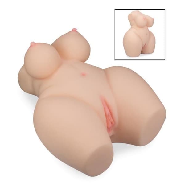 Kurvig onanibyst 4,0 kg Erin Light Skin