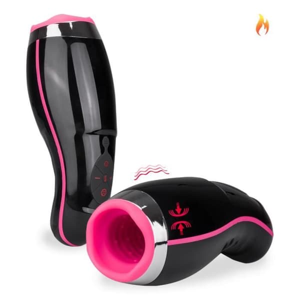 Chuppa Black Vibrating, Airbag och Heated Male Masturbator