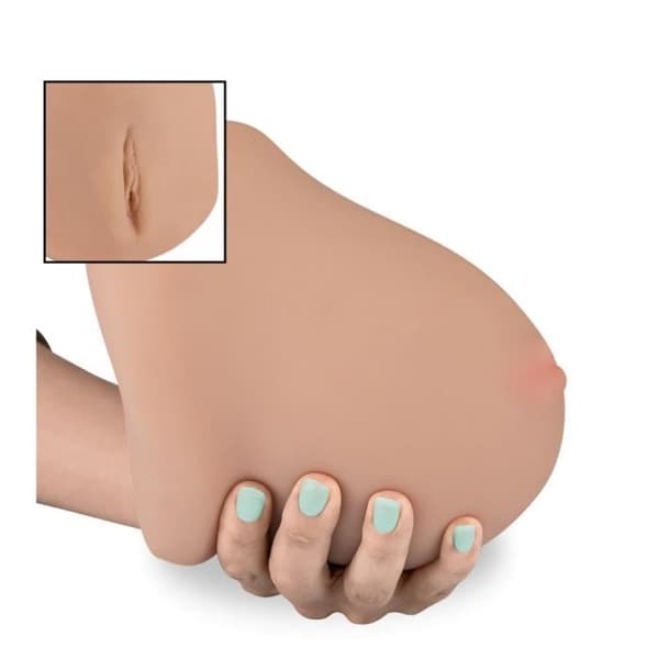 Masturbator - LOVE AND VIBES - H Cup Bröst - Realistisk konstgjord slida - 1,6 KGS - TPR Soft Touch