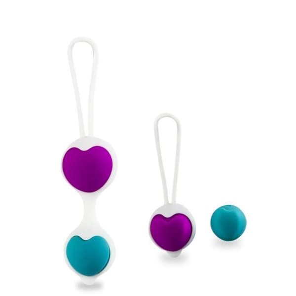 Geishabollar - LOVE AND VIBES - Dubbel och enkel - Interna vibrationer - Glittrande färger - Rosa