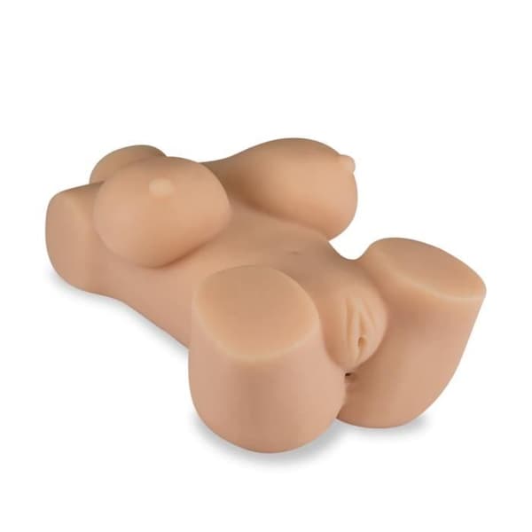 Buste Masturbator - LOVE AND VIBES - Realistisk Pocket - TPR - Kompakt - 2 Orificer