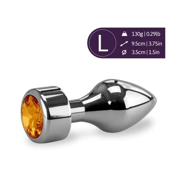 Anal Jewel Rosebud Missile Medium-Gold