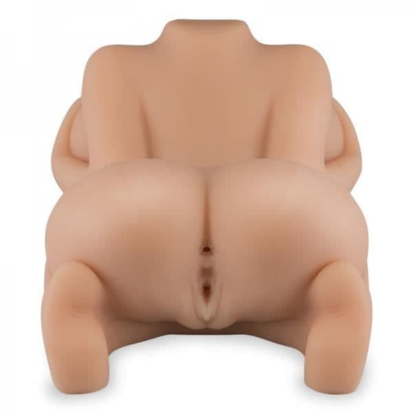 Silikondocka Anus Vagina Bröst 3,8 KGS - KÄRLEK OCH VIBBAR - Realistisk för Doggy Style och Sodomism.