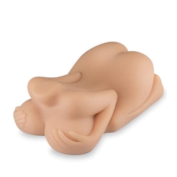 Silikondocka Anus Vagina Bröst 3,8 KGS - KÄRLEK OCH VIBBAR - Realistisk för Doggy Style och Sodomism.