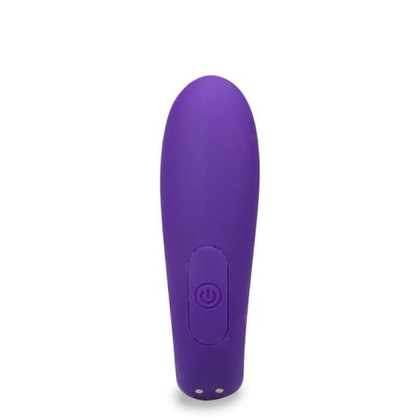 Pil Fjärrkontroll Par Vibrator Mörklila