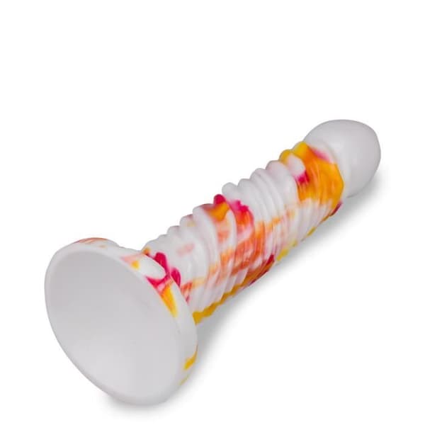 Quetzalcoatl Flame Sugkopp Dildo - Silikon - Medium