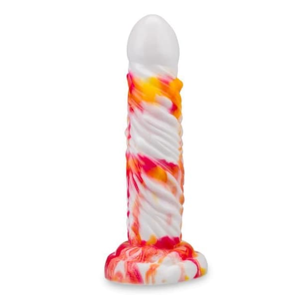 Quetzalcoatl Flame Sugkopp Dildo - Silikon - Medium