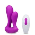 Miniatyrbild 1 av 4: Dubbel penetration vibrator Number Violet