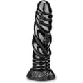 Miniatyrbild 1 av 4: Drak sugkopp dildo 20,5cm Svart
