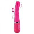 Miniatyrbild 2 av 3: Vibrator dildo kommer och går vibrerande känslig beröring - Rosa nr