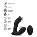 Miniatyrbild 3 av 4: Deeper Black Remote Control Prostata Stimulator