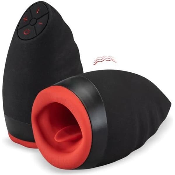 Masturbator - LOVE AND VIBES - Med sug - Uppvärmd - 6 vibrationslägen - 3 hastigheter