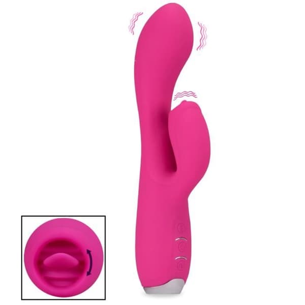 Rosa tungklitstimulator kaninvibrator