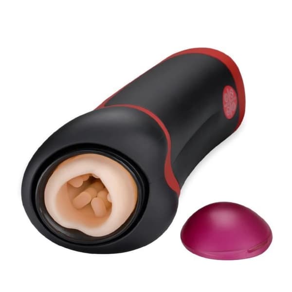 Automatisk fram och tillbaka manlig onanator MONITOR Black And Red