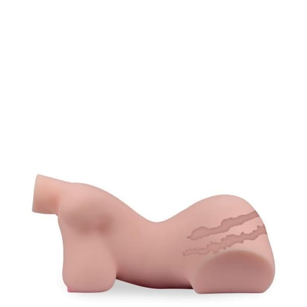 Siliconbyst 2,5 kg - Lindsay - Litet modell - Realistiskt hudkänsla - Texturerat vaginal- och analöppning