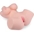 Miniatyrbild 1 av 4: Siliconbyst 2,5 kg - Lindsay - Litet modell - Realistiskt hudkänsla - Texturerat vaginal- och analöppning