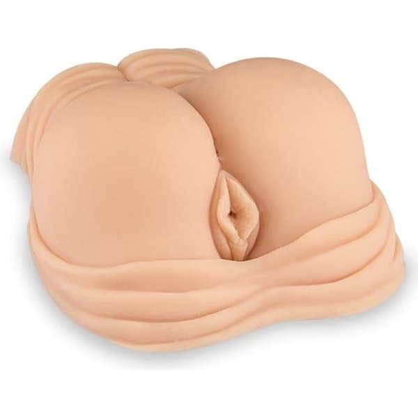 Masturbator - KÄRLEK OCH VIBES - Realistisk Bakdel - Silikon - 2 Öppningar - 2.050 kgs