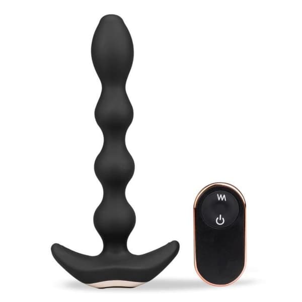 Devotion Svart Fjärrstyrd Vibrerande Anal Bead