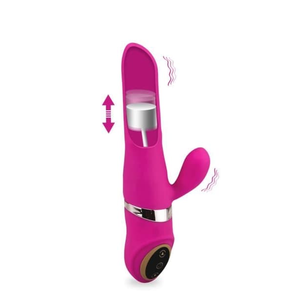 Sexleksak Rabbit Pink Pulsator Vibrator Amanda Nr