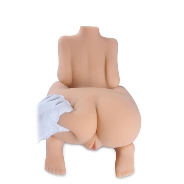 Mega Uppblåsbar Silikondocka 16,5 kg Anus konstgjorda vaginabröst