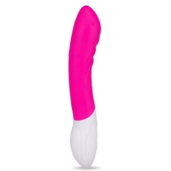 Kraftfull USB silikonvibrator 7 hastigheter Rosa