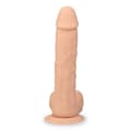 Miniatyrbild 4 av 4: Lionel medicinsk silikon sugkopp dildo - för män och kvinnor - vaginal och anal ljus hud