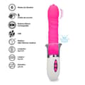Miniatyrbild 3 av 4: Eleven Fuchsia 2-i-1 vulva pump vibrator