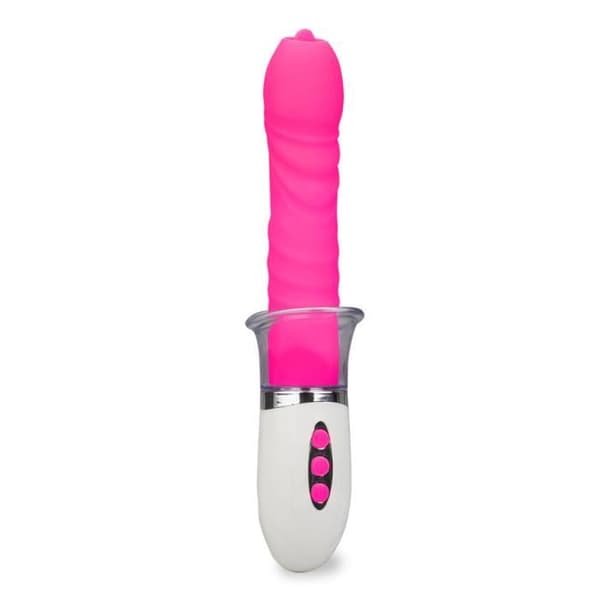 Eleven Fuchsia 2-i-1 vulva pump vibrator