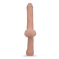 Miniatyrbild 3 av 4: Harry Dark Skin Articulated Handled Dildo