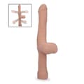 Miniatyrbild 2 av 4: Harry Dark Skin Articulated Handled Dildo