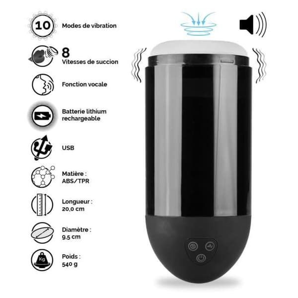 Bullet Cup Vibration och Suction Male Onani