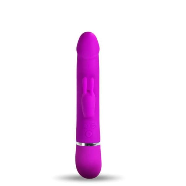 Vibromassör - KÄRLEK OCH VIBRATIONER - Hej Jack - Lila - Ejakulátor - 12 vibrationslägen