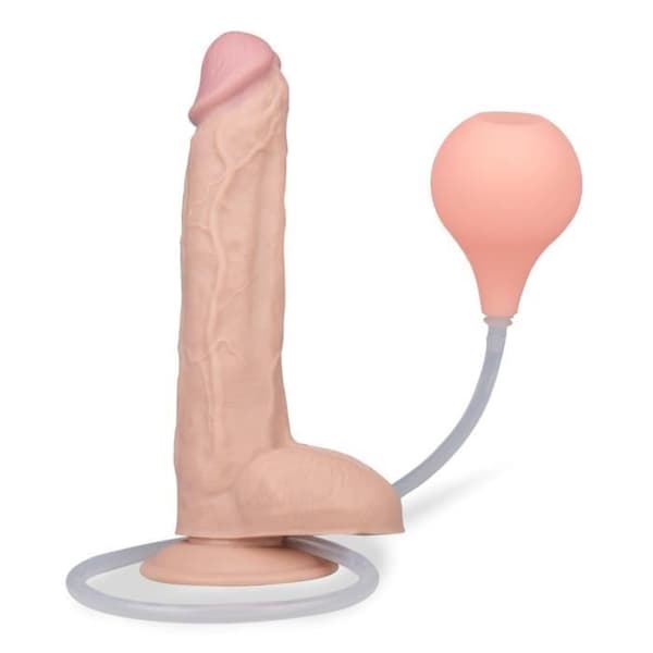Realistisk sugkopp dildo ejakulator Marco Light Skin
