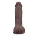 Miniatyrbild 3 av 4: Hudliknande sugkoppsdildo 19,5 cm David Dark Skin