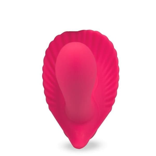 Rosa fjärrstyrda dildotrosor med vibrerande skal