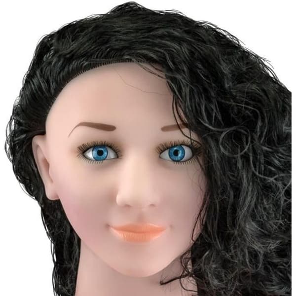 Gina No Curly Brunette Realistisk Uppblåsbar Blow Up Doll