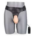 Miniatyrbild 4 av 4: Vibrerande strap-on dildo 17,0 cm Tucker Light Skin